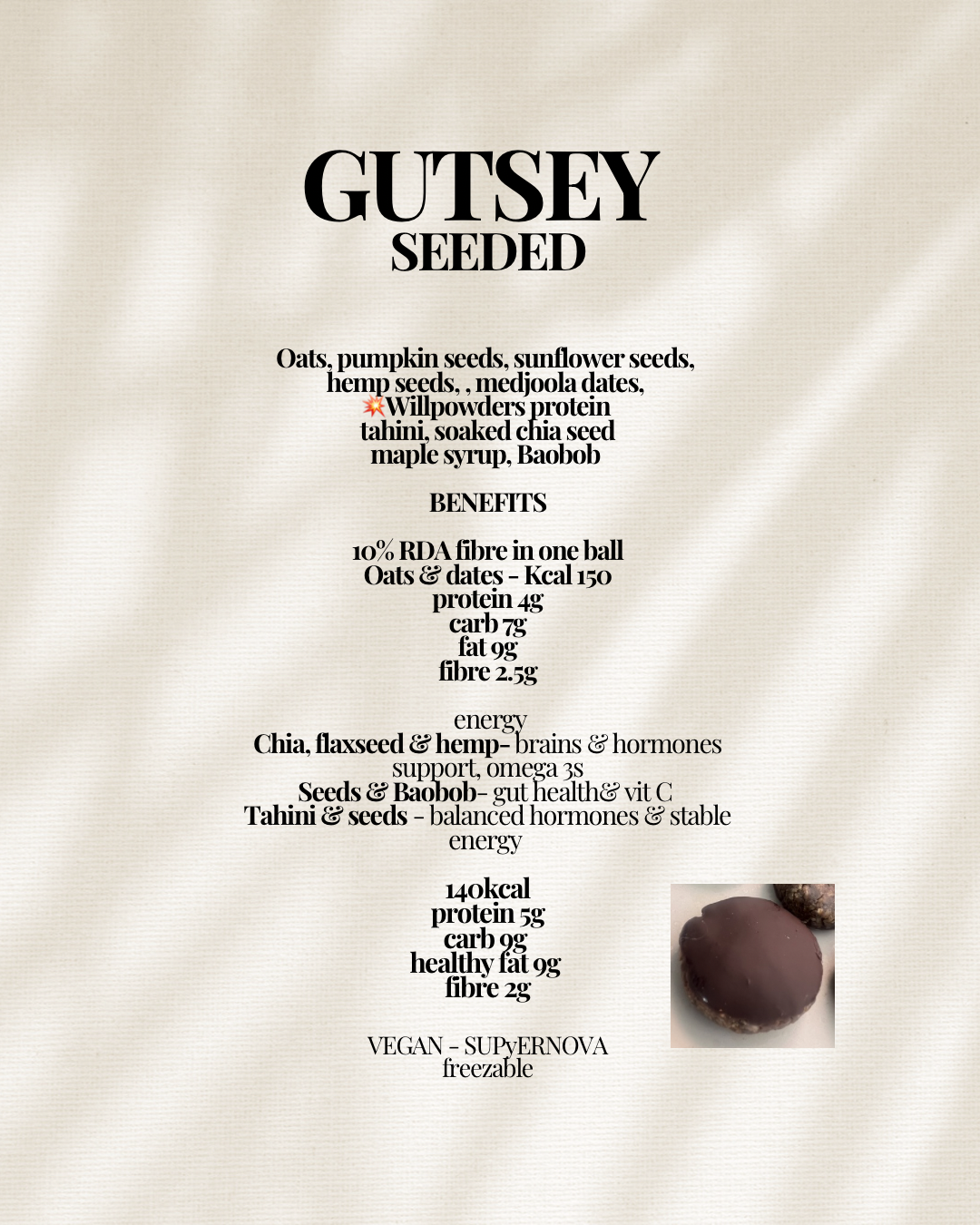 GUTSEY Vegan Seeded